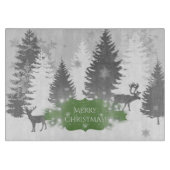 Winter Wonderland Cutting Board - Green Snijplank (Voorkant)