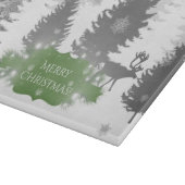 Winter Wonderland Cutting Board - Green Snijplank (Hoek)