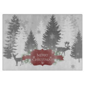 Winter Wonderland Cutting Board - Red Snijplank (Voorkant)