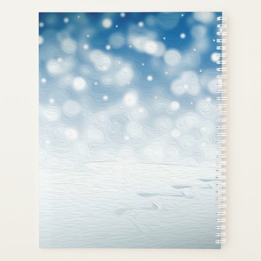 Winter Wonderland - Dagplanner Planner (Achterkant)