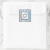 Winter Wonderland Damask Bat Mitzvah Sticker 11 (Tas)