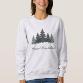 Winter Wonderland Dames sweatshirt (Voorkant)