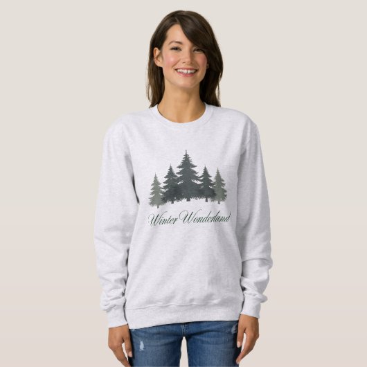 Winter Wonderland Dames sweatshirt (Voorkant volledig)