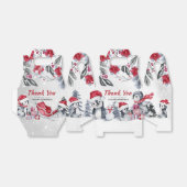 Winter Wonderland Dank je wel Bedankdoosjes (Uitgevouwen)