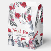 Winter Wonderland Dank je wel Bedankdoosjes (Geopend)