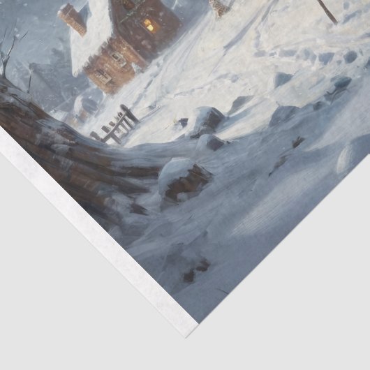 Winter Wonderland - Decoupage - Tissuepapier (Detail)