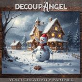 Winter Wonderland - Decoupage - Tissuepapier