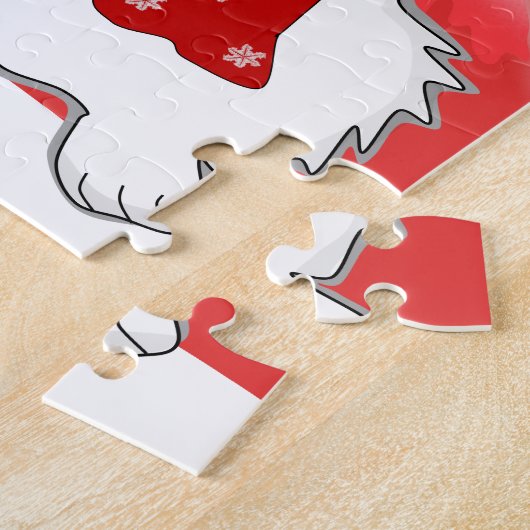 Winter Wonderland Deer, Tree, & Bear Christmas Legpuzzel (Zijkant)