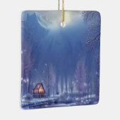 Winter Wonderland Design Keramisch Ornament (Rechts)