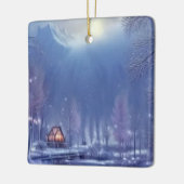 Winter Wonderland Design Keramisch Ornament (Links)