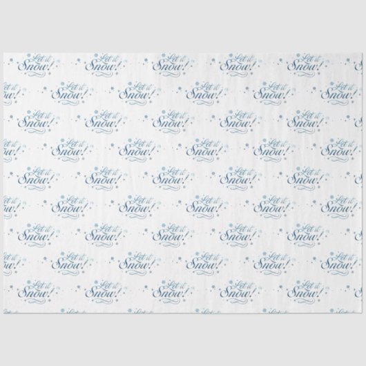 Winter Wonderland Design Serie 10 Tissuepapier (Voorkant)