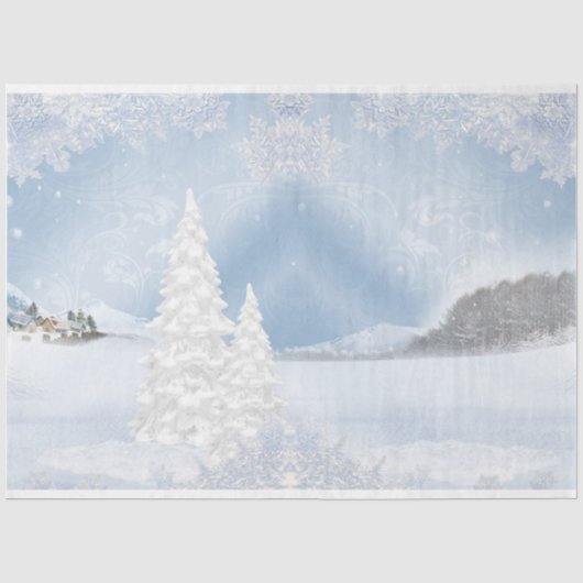 Winter Wonderland Design Serie 7 Tissuepapier (Voorkant)