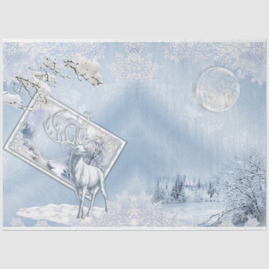 Winter Wonderland Design Serie 9 Tissuepapier (Voorkant)