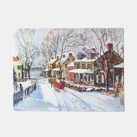 Winter Wonderland Deurmat (Voorkant)