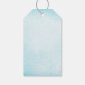 Winter Wonderland Diamant Sneeuwvlokken Zoet 16 Cadeaulabel (Achterkant)