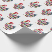 Winter Wonderland Dieren Cadeaupapier (Hoek)