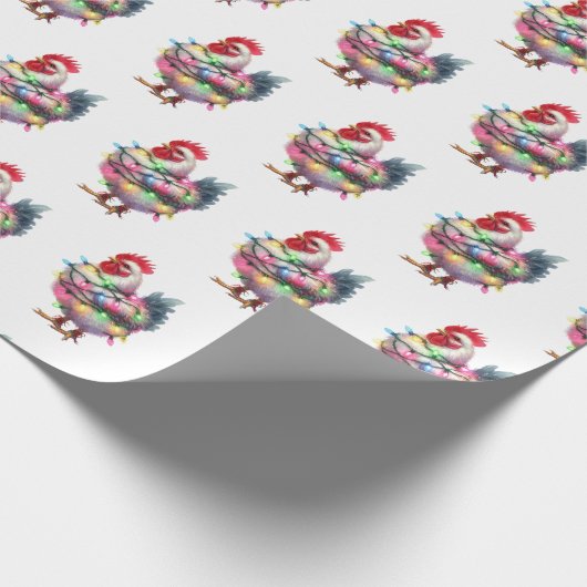 Winter Wonderland Dieren Cadeaupapier (Hoek)