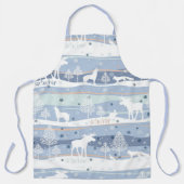 Winter Wonderland Dieren Schort (Voorkant)