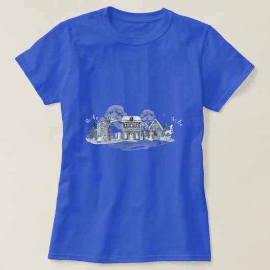 Winter Wonderland Dorp T-shirt (Design voorkant)