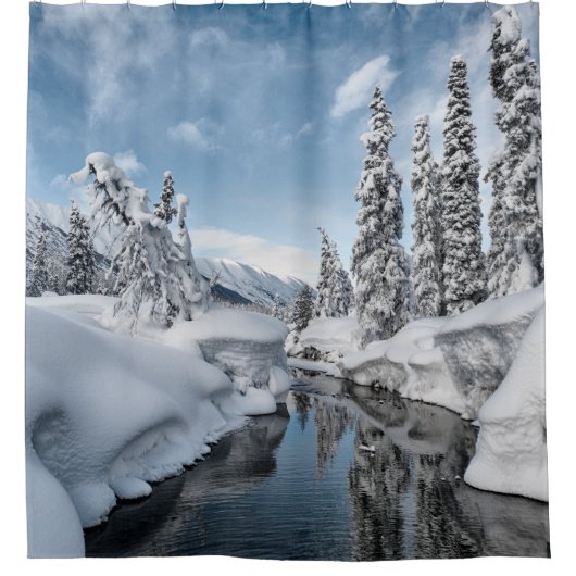 Winter Wonderland Douchegordijn (Voorkant)