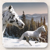 Winter Wonderland Drankjes Onderzetter (Voorkant)