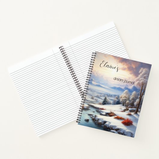Winter Wonderland Dream Journal Notitieboek (Binnen)