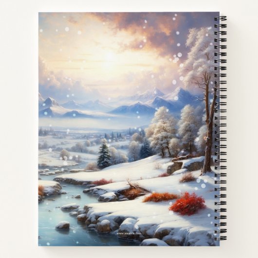 Winter Wonderland Dream Journal Notitieboek (Achterkant)