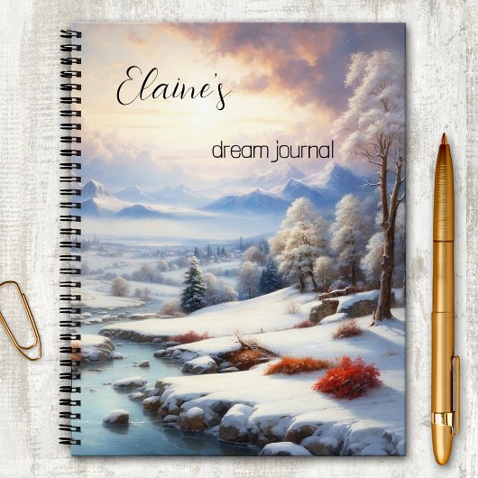Winter Wonderland Dream Journal Notitieboek