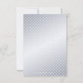 Winter Wonderland Dream Wedding RSVP Card Kaart (Achterkant)