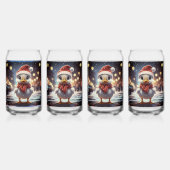 "Winter Wonderland: Duckling's Big City Avontuur" Blikvorm Glas (Voorkant)