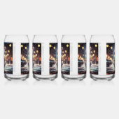 "Winter Wonderland: Duckling's Big City Avontuur" Blikvorm Glas (Links)