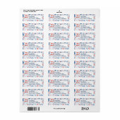 Winter Wonderland Etiket (Full Sheet)