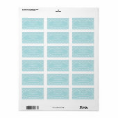 Winter Wonderland Etiket (Full Sheet)