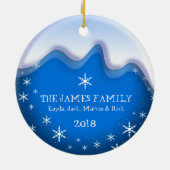 Winter Wonderland Family Ornament (Achterkant)