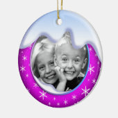 Winter Wonderland Family Ornament Paars (Links)