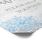 Winter Wonderland Favor Sign Poster (Hoek)