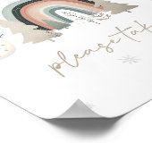 Winter Wonderland Favorentafelkaart Poster (Hoek)