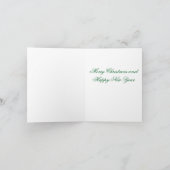 Winter Wonderland Feestdagen Kaart (Binnen)