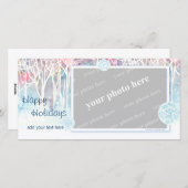 Winter Wonderland Feestdagenkaart (Voorkant / Achterkant)