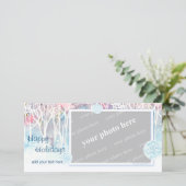 Winter Wonderland Feestdagenkaart (Staand voorkant)