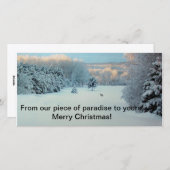 Winter Wonderland Feestdagenkaart (Voorkant / Achterkant)