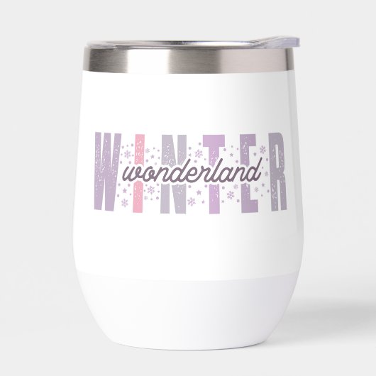 Winter Wonderland - Feestelijke Typografie Kunst (Links)