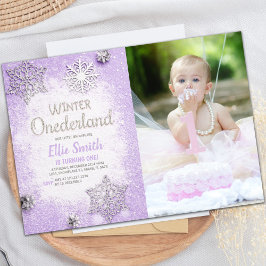 Winter Wonderland-feestuitnodigingen Kaart