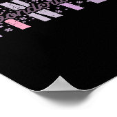 Winter Wonderland Festive Tygraphy Art  Poster (Hoek)