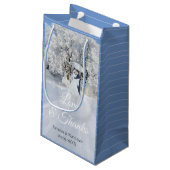 Winter Wonderland Fine Art Wedding Favor Klein Cadeauzakje (Achterkant Gekanteld)