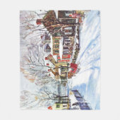 Winter Wonderland Fleece Deken (Voorkant)