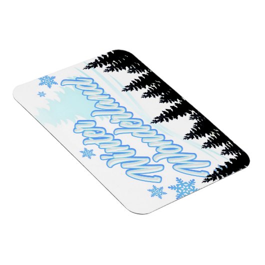 *Winter Wonderland* Flexibele magneet (Rechterzijde)