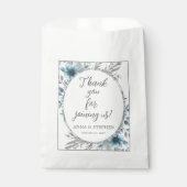 Winter Wonderland Floral Favoriet Bag Bedankzakje (Voorkant)