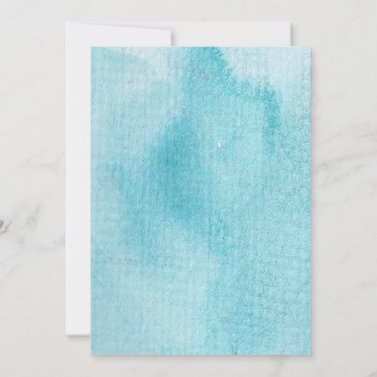 Winter Wonderland Floral Vrijgezellenfeest Kaart (Achterkant)