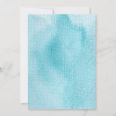 Winter Wonderland Floral Vrijgezellenfeest Kaart (Achterkant)